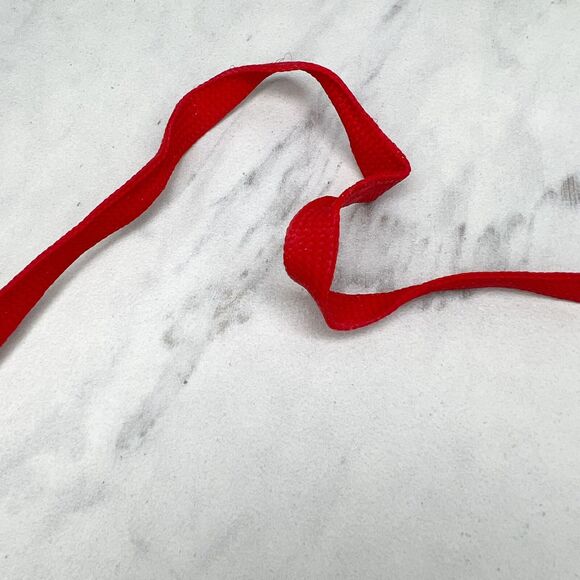 Red ID Badge Holder School Work Lanyard Necklace with Clasp - Picture 6 of 10